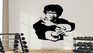 Kung fu star Bruce Lee autocollants de haute qualité autocollant mural Art décoration de la maison chambre papier peint murals5066841