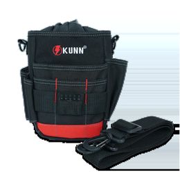 KUNN Bolsa pequeña para herramientas de electricista Bolsa para cinturón con cremallera para uso general Bolsas compactas con cordón superior 240106