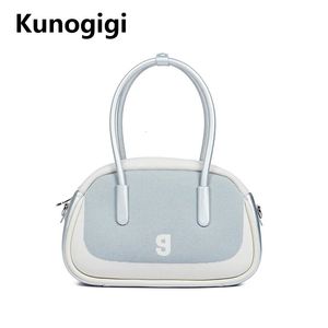 KUNOGIGI Boston Bag Crossbody Small Crowd Sac à main pour femme 240322