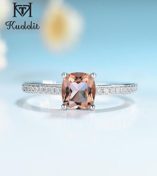 Kuololit Diaspore Zultanite Gemstone Rings for Women Girls Solid 925 STERLING MARDING Engagement Topaze Emerald Sapphire 2014512560