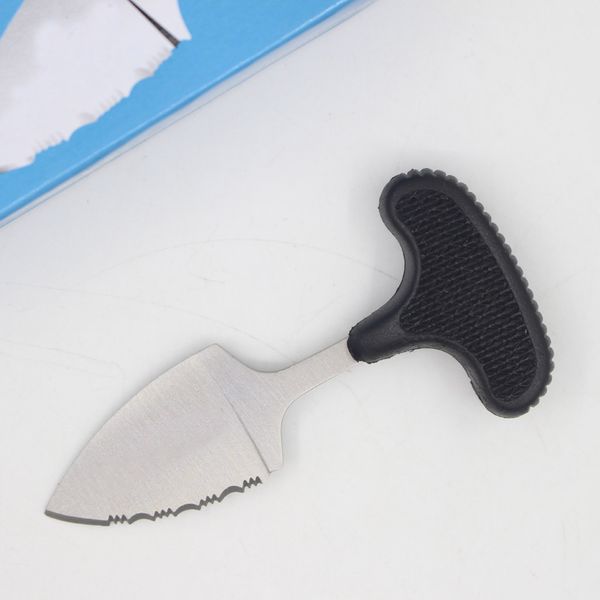 De calidad superior URBAN PAL pequeña hoja fija táctica EDC cuchillo de bolsillo cuchillo de caza cuchillos de supervivencia para acampar con funda de ABS y caja al por menor