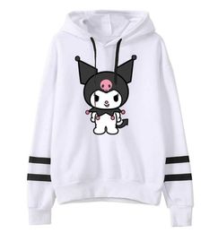 Kuromi Anime Onegai My Melody Merch Sweat à capuche Sweat Sweat Femme homme de manches Merch Merch.