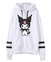 Kuromi Anime Onegai My Melody Merch Sweat à capuche Sweet Sweethirt Woman Mec Clothes 3558585