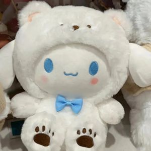 Kuromi Transformation White Bear Cinnamon Dog Plush Toy Pasen Kuromi Doll Cadeaubillow Gevulde Animal Patung Dolls Gifts 240411