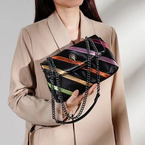 Kurt Geiger 2024 London Luxury Designer Handsbag Fashion Trend Retro Sac à épaule Black Grand Capacité PU CROSSBOCK BAG 240329