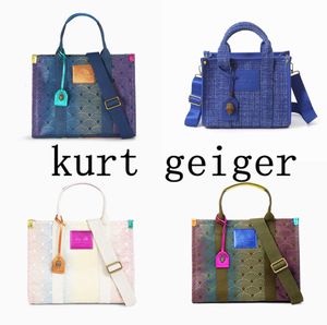 Kurt Geiger Handbag Woman Femme Canvas Rainbow Tweed Sac Mens Designer The Tote Luxurys épaule Crossbody Bouggage Shop Top Fashion Clutch Travel Duffle Fashion