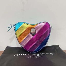 Kurt Geiger Sacs à main Sacs à main en forme de coeur Sacs de luxe Designer Cuir Londres Femme Homme Mini Épaule Métal Signe Pochette Bandoulière Chaîne Sacs