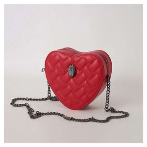 Sacs à main Kurt Geiger sac à main en forme de coeur sac de sacs de luxe sac en cuir en cuir london féminin mini sac métal