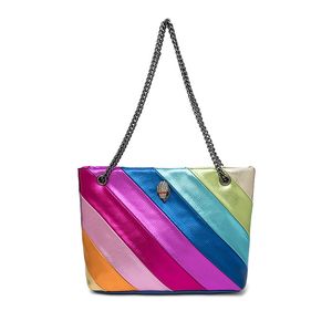 Kurt Geiger Handtassen Mini Purse Eagle Head Rainbow Bag Luxe avondtassen vrouwen ontwerper schoudertas kruislichaam gestreepte koppeling hartvormige cosmetica tas