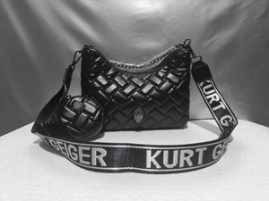Kurt Geiger Handtassen Damestas Diamant Crossbody Tas Wit Diamant enkele schouder Eagle hoofdzak Kurt Geiger Crescent Bag