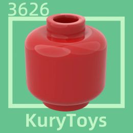 Kury Toys DIY MOC pour 3626 # 100pcs Pièces de blocs de construction pour la tête de partie du corps (ordinaire) - Stud ouvert bloqué