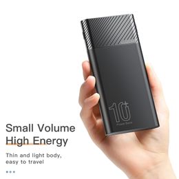 Kuulaa Power Bank 10000mAh PowerBank Portable Charge Poverbank 10000 MAH USB Charger de batterie externe pour Xiaomi Mi 10 iPhone