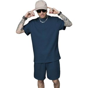 KUYIGO 2-delige outfits Zomer sweatsuit T-shirts en shorts met korte mouwen Casual atletische sets voor generatie Z
