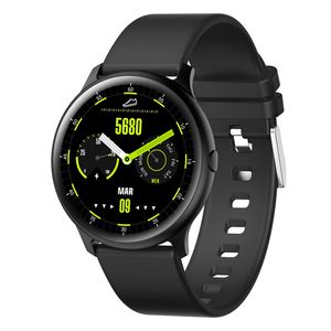 KW13 Smart Watch IP68 Presión arterial a prueba de agua Smartwatch Monitor de ritmo cardíaco Rastreador de ejercicios Deporte Pulseras inteligentes para Andriod con caja al por menor