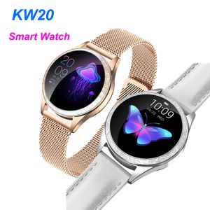 KW20 Smart Watch Women IP68 Waterproof Heart Rate Monitoring Bluetooth For Android IOS Fitness Bracelet Smartwatch