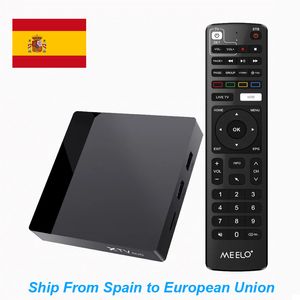 Envío desde España XTV DUO Meelo 4K UHD Android11 HDR Dispositivo de TV inteligente decodificador Dual WiFi LAN 100M HD AV1 HDR reproductor más inteligente