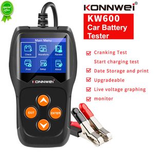 KW600 testeur de batterie de voiture 100 à 2000CCA outil de batterie 12 volts pour voiture 12V démarrage rapide Diagnostic de charge outil de Diagnostic de démarrage