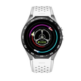 KW88 GPS Smart Horloge Hartslag Waterdicht WiFi 3G LTE-polshorloge Android MTK6580 1.39 "Draagbare apparaten Armband voor Android iPhone Watch