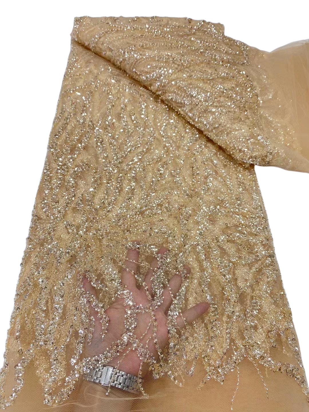 KY-2022 Tiul 2023 Najwyższej jakości haft haftowa z koralikami koronkową tkaniną z cekinami Nigerian Design Sewing Autumn Bankiet Dekoracyjne sukienki ślubne Afrykańskie