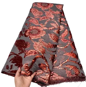 KY-7048 Jacquard Lace Fabric 2023 Brocade de haute qualité 5 yards Femme Femme Couture Craft décoratif Damask Nigérian en vente Summer et Automne Design africain