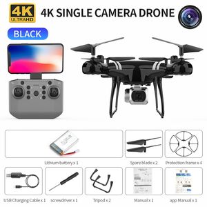 KY101 4k HD WiFi Contrôle Intelligent Drone Air Pression Altitude Hauteur Rotation En Temps Réel Titransmission RC Quadcopter Photographie Aérienne