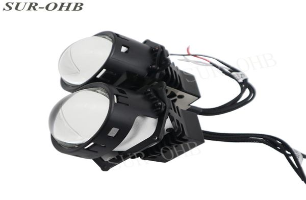 KY20H0001 Diseño de 30 pulgadas, retroadaptación automática, brillo rápido con haz alto y bajo, lente de proyector LED bi universal, faros delanteros para motocicleta y coche 9562842