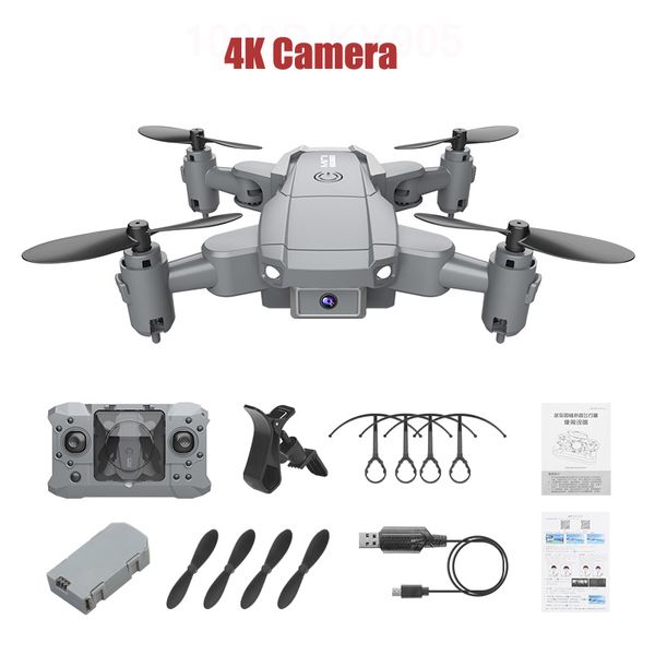 KY905 Mini Drone 4K Caméra HD Pliable Quadcopter One-Key Return WiFi FPV RC Helicopter Quadrocopter