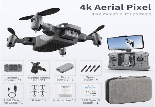 KY905 Mini Drone avec caméra 4K HD DRONES PLABLES QUADCOPTER ONEKEY RETOUR FPV Suivez Me RC Helicopter Quadrocopter Kid039S T7169027