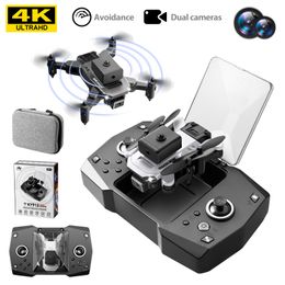 KY912 Mini RC Drone 4K Dual Camera 360 ° Obstakel vermijden Afstandsbediening Opvouwbare Draagbare Quadcopter Kind Speelgoed Kids Gift