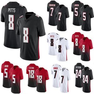 18 Kirk Cousins ​​Drake Londres Darnell Mooney Maillots de football Bijan Robinson Kyle Pitts Cordarrelle Patterson Tyler Allgeier Younghoe Koo Michael Vick AJ Terrell