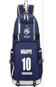 Kylian Mbappe sac à dos France Player Day Pack Football Star School Sac Leisure Packsack Quality Rucksack Sport Schoolbag Outdoor D3203600