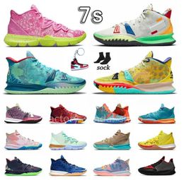 Kyrie 7 Basketball Shoes Trainers One World Chip Copa Grind 5 4 4s Sneakers pour hommes Kyries 7