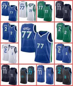 Kyrie Irving Luka Doncic Dalla Maverick Jersey Basketball 2 77 2022 City Mark Fans Shirt gre