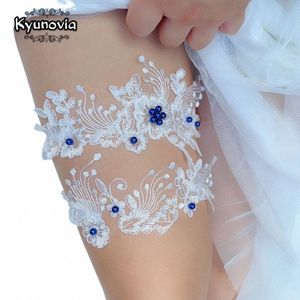 Kyunovia Sexy Lace 2PCS / Set Wedding Garter Lace Lace Broidery Garters Sexy Garters pour femmes / Bride CHIGH RING BRIDAL MARG GARTER BY29 U36T #
