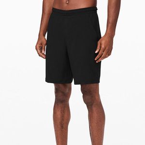 L-008 hommes Shorts de course en plein air collants d'entraînement pantalon tenue 2-en-1 furtif sport Gym Yoga fitness pantalon mâle marque pantalon de survêtement