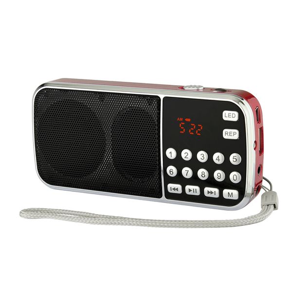 L-088 HIFI Mini haut-parleur mp3 AUDIO PLAY PLASSELLAGNE Amplificateur mini SD Carte mémoire TF Carte FM Radio Portable Wholesale