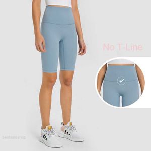 L-167 Pantalons de yoga taille haute Shorts de sport sensation nue sans ligne de T collants d'entraînement élastiques femmes Leggings ajustement sans couture haut respectueux de la peau