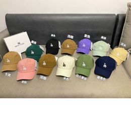 L 2024 édition coréenne 12 couleurs bonbons adulte Logo broderie nouvelle capote hommes et femmes casquette Couple Baseball chapeau Yankees