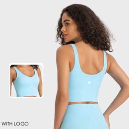 L-2054 sportschoolkleding vrouwen ondergoed yoga tanktops licht ondersteuning sport bh fiess lingerie ademende training brassi je terug sexy vest met verwijderbare cups ssi