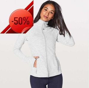 L-78 haut veste à glissière tenue à capuche vêtements de yoga sweat-shirts à manches longues entraînement de trou de pouce en cours d'exécution lu femmes slim fitness lulu coathess