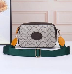 L Beige Ophidia Sacs à bandoulière Bandoulière Messenger Sac Femmes Designer Toile Cuir Vert Rouge avec sangle à rayures Vintage Casual Embrayage Flap Purse