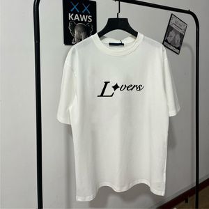 L Brand T-shirts de luxe T-shirt Fashion Designer T-shirt Breathable Cotton Tees for Men Women Letter Top Euro Taille 3xl