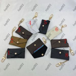 L Designer patterns key pouch coin purse wallet designers wallets purses card holder moneybag leather mini bag for men women 8 colors A211