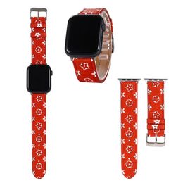 L Designer Watch Band Smart Straps pour Apple Watch Band Ultra 38mm 44mm 45mm 49MM iwatch série 8 9 4 5 6 7 Bracelet en cuir Bracelet en métal lettre ap bracelet de montre