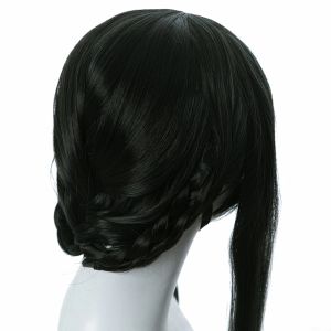 L-Email Wig Synthetic Hair Spy Family Yor Forger Cosplay Wigs 70cm Black Long Straight Women Resistant Cosplay Wigs