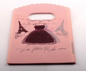 l Sieraden Pouch200 PCS Paris Eiffeltoren Plastic zakken Sieraden Geschenktas 9x15cm4709503