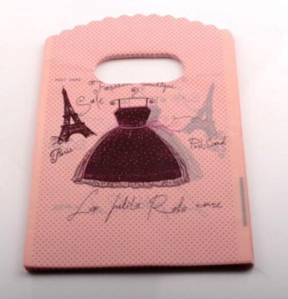 l joyería POUCH200 PCS Paris Eiffel Tower Bolsas de plástico Bolsa de regalo 9x15cm8283093