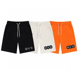 L Letter Men Brand Casual Shorts Designer Beach Knop Shorts met contrasterende Drawstring Design Orange White Black Shorts