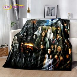 L-Lord of the Rings h-hobbit manta suave de felpa, manta de franela Manta de lanzamiento para sala de estar dormitorio cama sofá de picnic niños