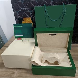 L Luxe Groen met Origineel Houten Rolex Horloge ex Box Cases Papers Card Wallet Boxes Accessoires Polshorloge AAA Watches Boxes